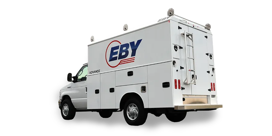 EBY Advance aluminum flatbed body