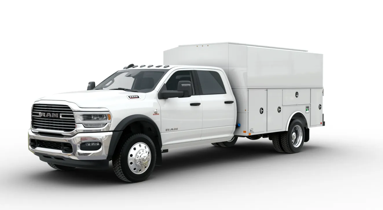 Dakota canopy service body on a Ram truck
