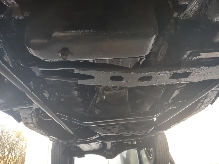 NHOU undercoating application, underside detail