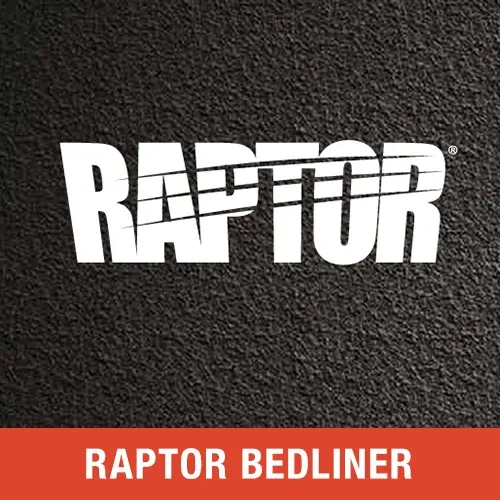 Close-up of Raptor spray-in bed liner texture