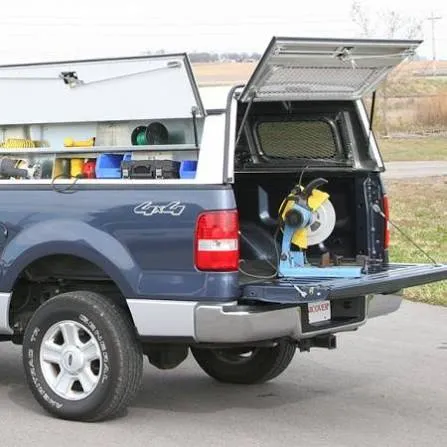 Unicover truck topper, rear view